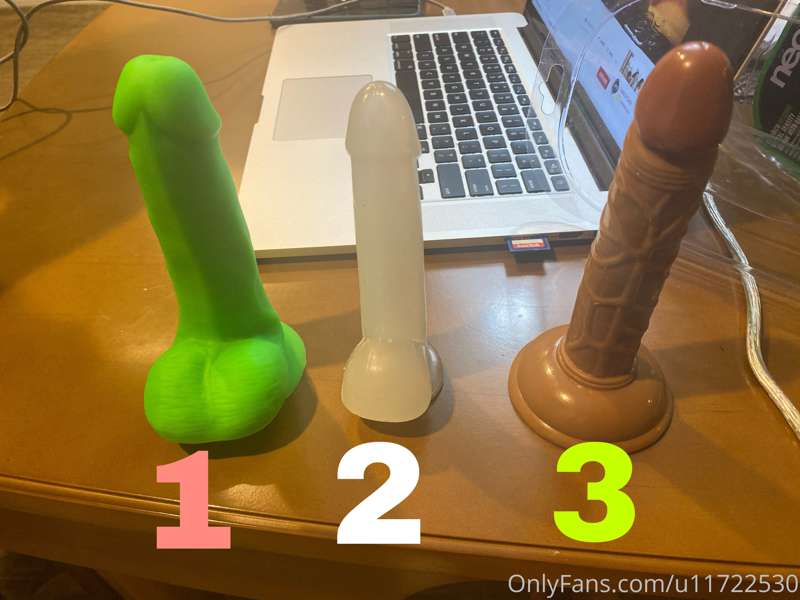 Which Dildo should I use for my Naughty School girl video?! ..