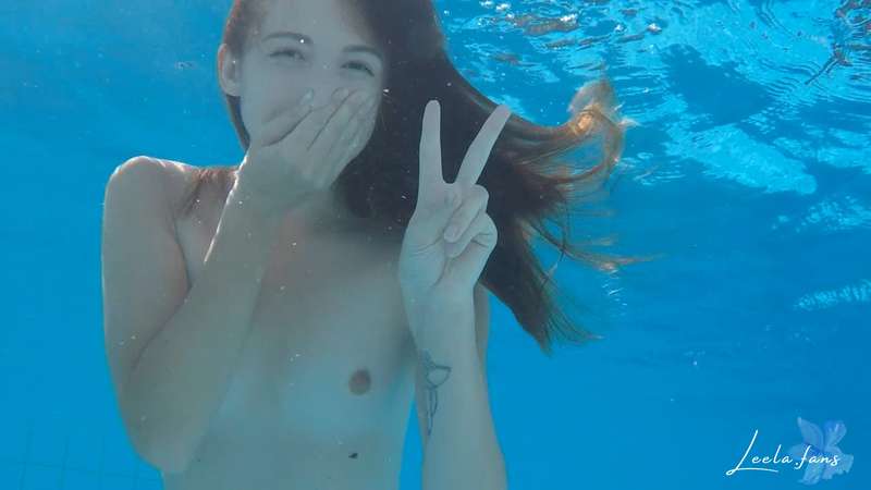 Join me in the pool 🥰🪴 free full video is coming to your DM .. 2