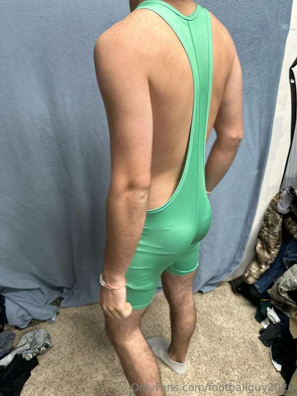 The new private in football gear and a wrestling singlet! 21