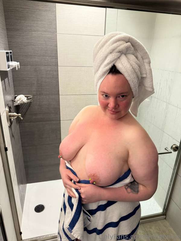 Freshly showered  2