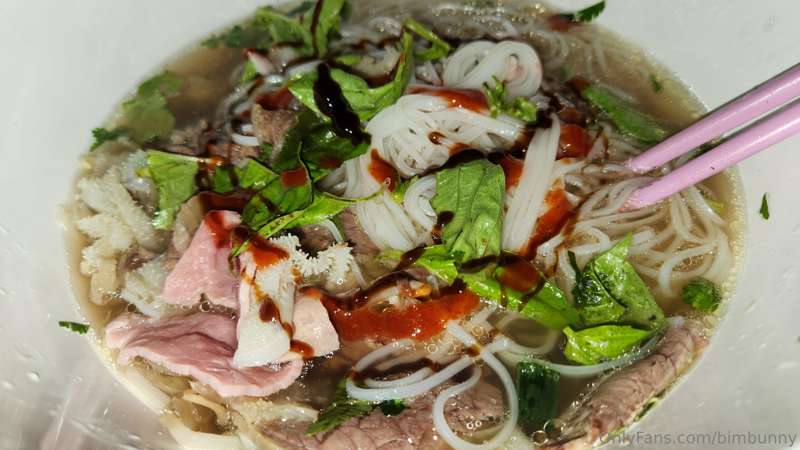 Had 3 super fat sushi rolls, a fat brisket pho that filled a.. 2
