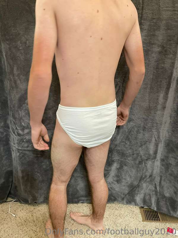 The private showing off his little tighty whities! 8