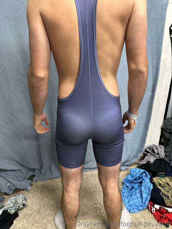 Wrestling singlet wearing private! 5