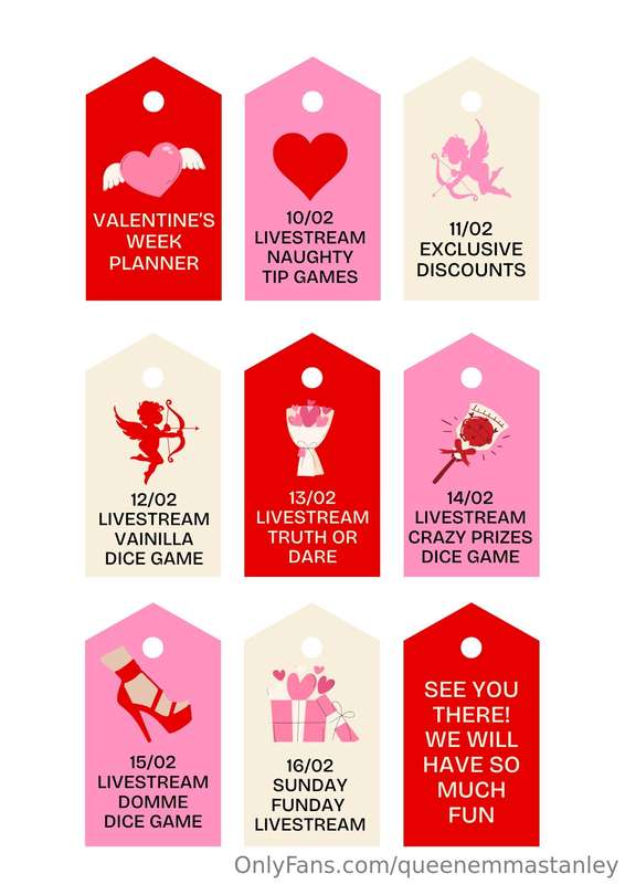 🩷𝙑𝘼𝙇𝙀𝙉𝙏𝙄𝙉𝙀'𝙎 𝙒𝙀𝙀𝙆 𝙋𝙇𝘼𝙉𝙉𝙀𝙍🌷During the Valentine's week, you a..