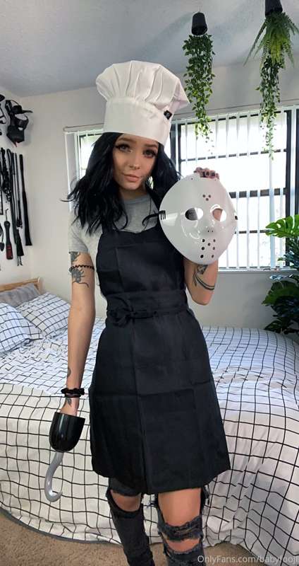 Chef cosplay set pt. 1🖤 this was a cosplay from the Total Dr.. 9