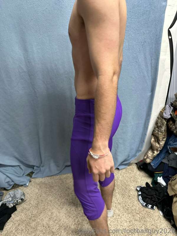 More of the private in football pants! 7