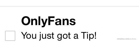 Thank you to my top tippers”  Valentine’s Day screen shot fo..