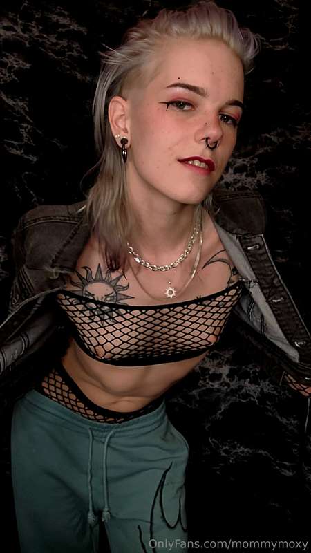 Fishnets and denim yum 19