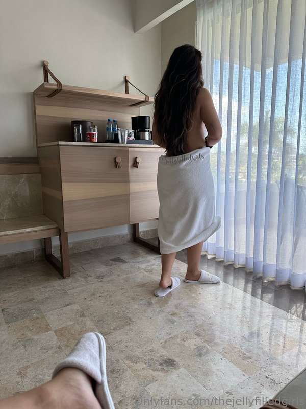 When you and the booty 🍑 conspire against the towel and it's.. 3