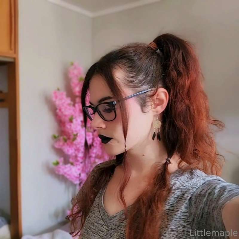 I liked my hair up like this tbh 😊