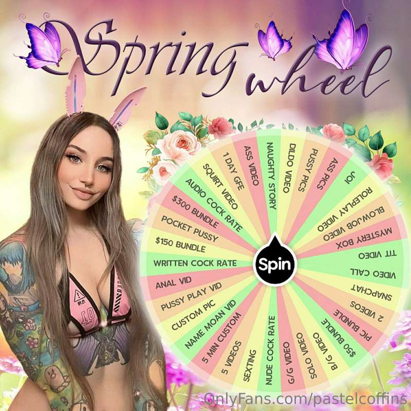 ***SPRING WHEEL*** 🌷

come get some new *egg-cellent* treats..