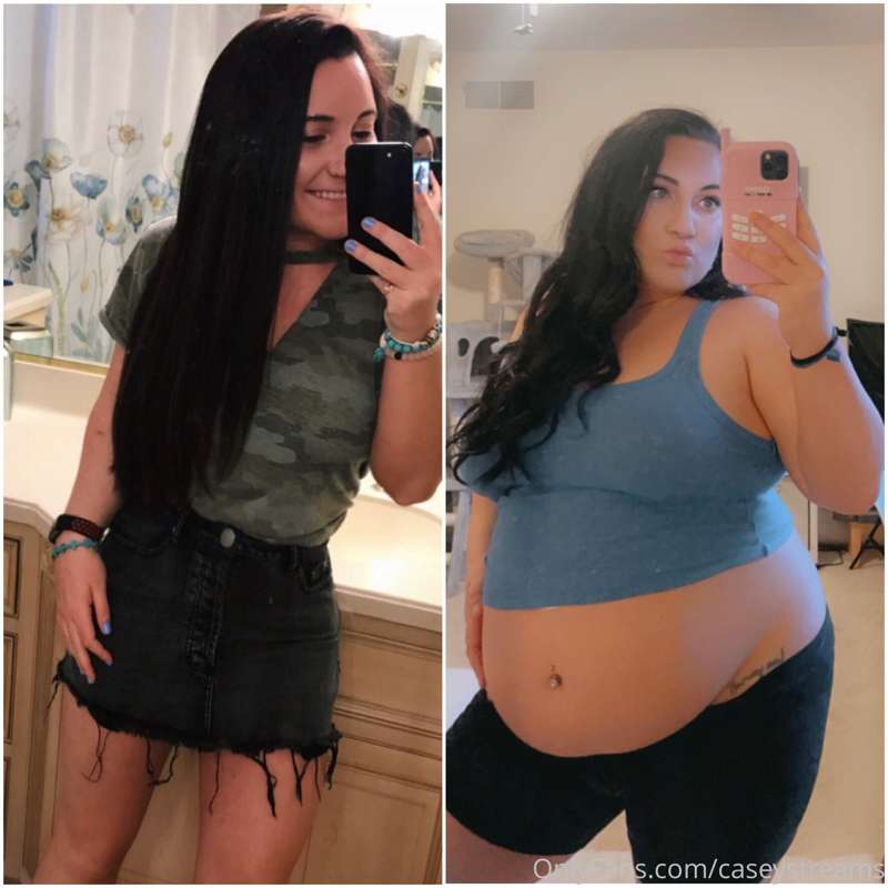 Grew a gut and then some 🥵🥵🥵