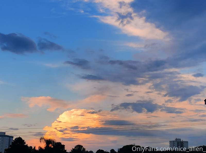 Cloud on fire