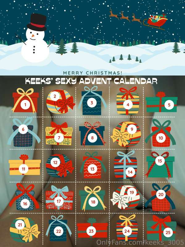 🎉Countdown to Christmas in style with my festive sexy advent..