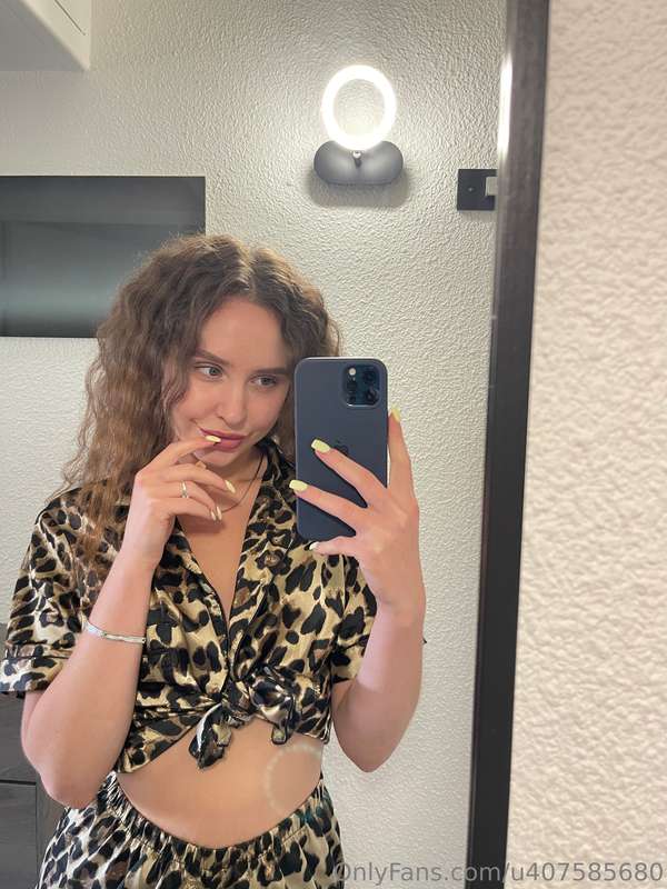 There’s nothing better than cozying up in my favorite leopar..