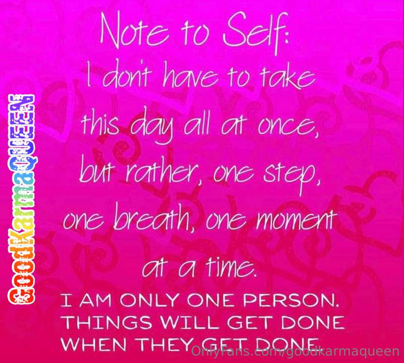 I used to push myself really hard. It was the only way for m..