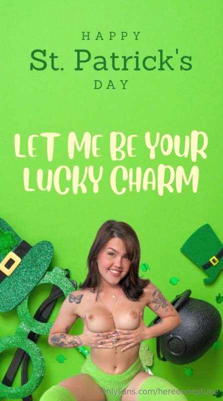 🍀Happy Saint Patrick’s day babe 🍀✨Is today your lucky day ? ..