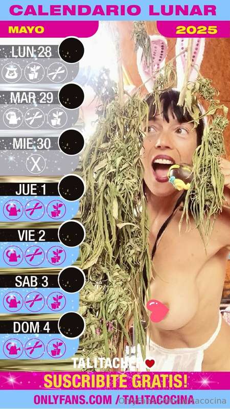 Ya salió tu guía lunar para potenciar tus Cultivos 👩‍🍳🌱💚🙌💕💕💕.. 5