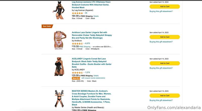 We have some insanely hot toys and outfits on our Amazon Wis..