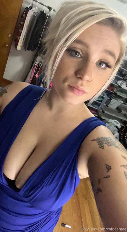 Trying on a new dress!