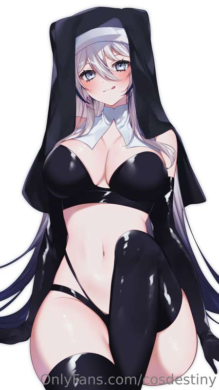 nun vtuber outfit