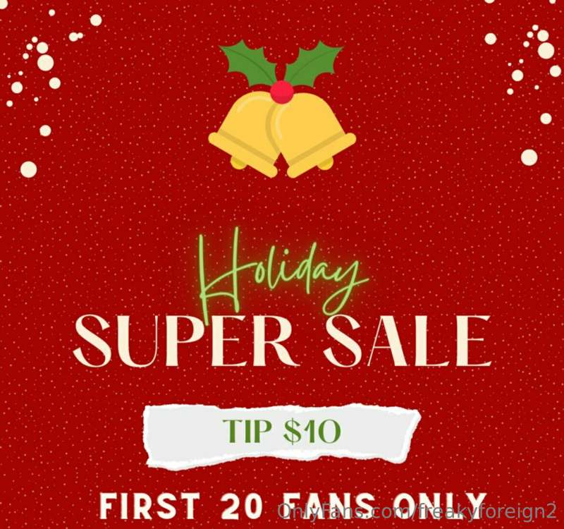 ***HOLIDAY SUPER SALE!!!*** 💦 - 𝘓𝘪𝘮𝘪𝘵𝘦𝘥 𝘴𝘱𝘰𝘵𝘴 !!! ✅  Tip $10..