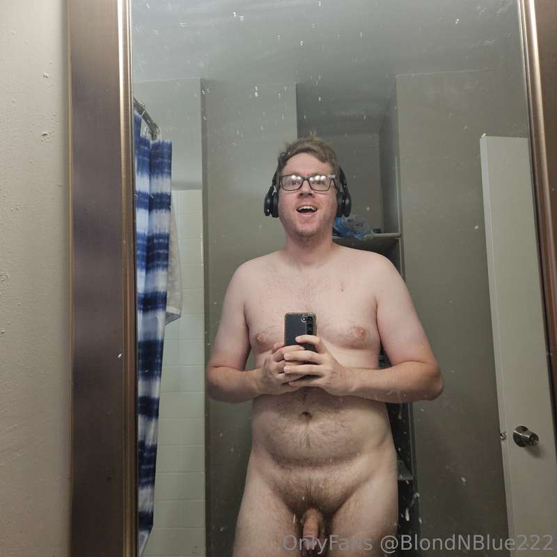 Always excited to see myself naked