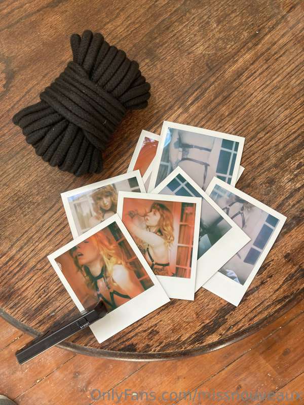 I’ve just taken some delicious I type polaroids which will b..
