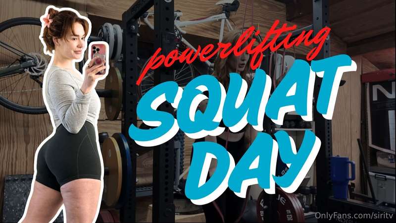 Coming soon to OFTV: Squat Day with Siri Dahl! 💪🏼