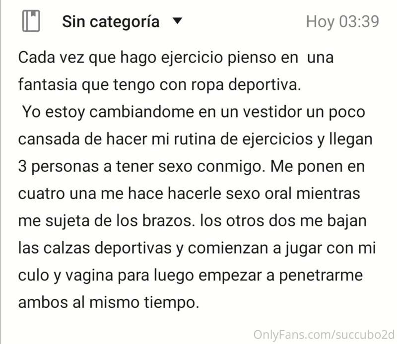 Les deje algo escrito sobre una fantasia que tengo con la ro.. 2