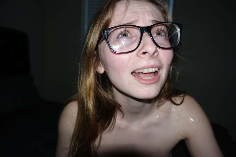 Erin doesn't like my salty cum all over her as you can tell .. 3