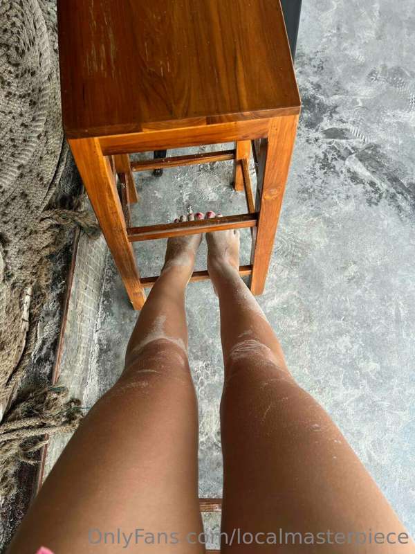 Feet and warm sand, cold water, cool breeze, would you like ..
