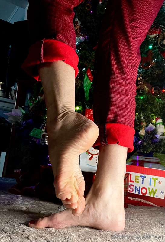 Santa stood, his hands gliding up her legs, his touch sendin.. 11
