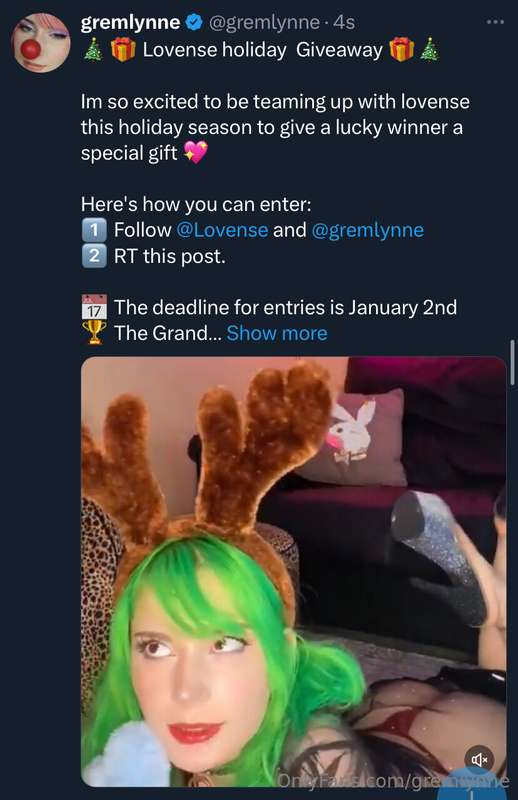 I’m doing a give away with lovense on my Twitter guys! If y’..