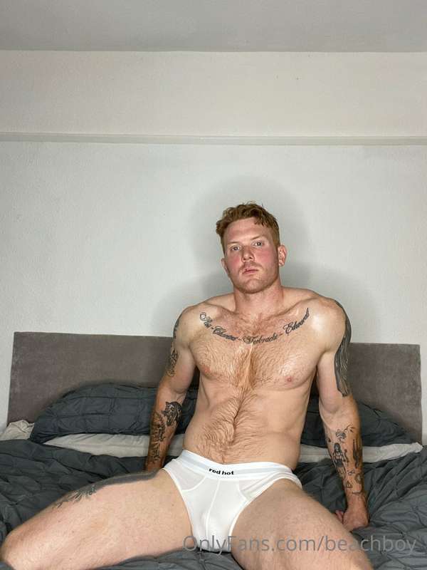 How do I look in my new redhot briefs?  In a couple of shots.. 14