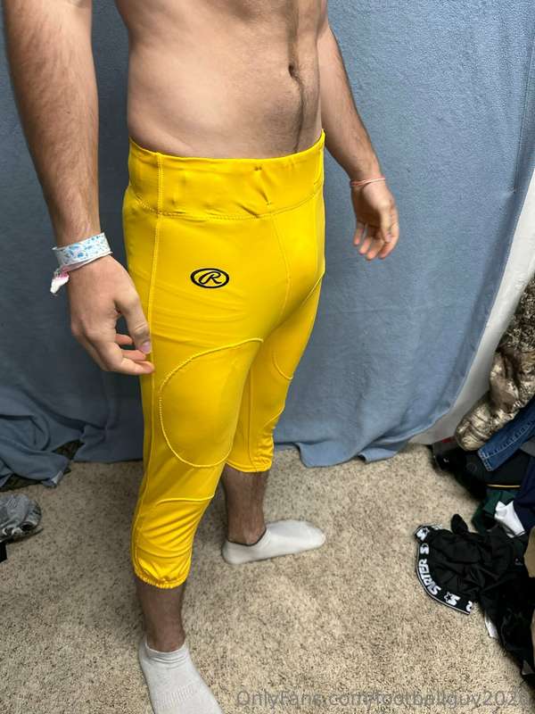 More of the private in football pants! 10