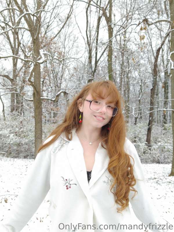 Its so nipply out in the snow 7