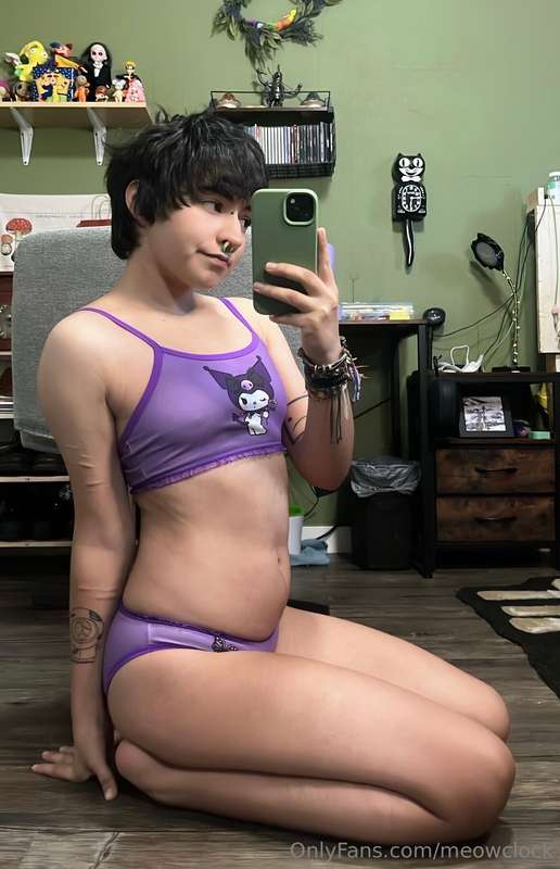 make me wear girly underwear and a bra under my clothes like.. 9