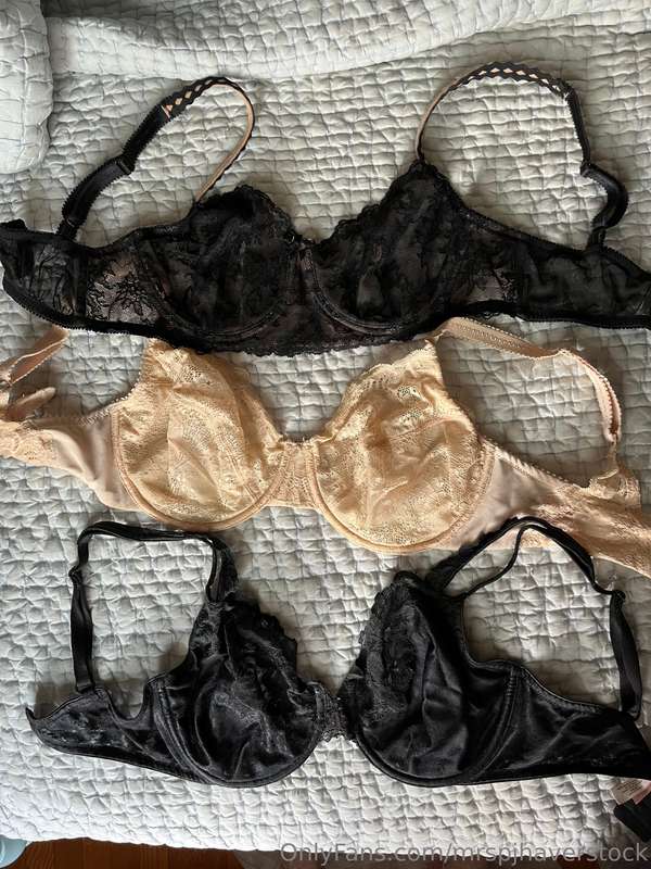 Now that I have a bunch of nice new bras (see video on April..