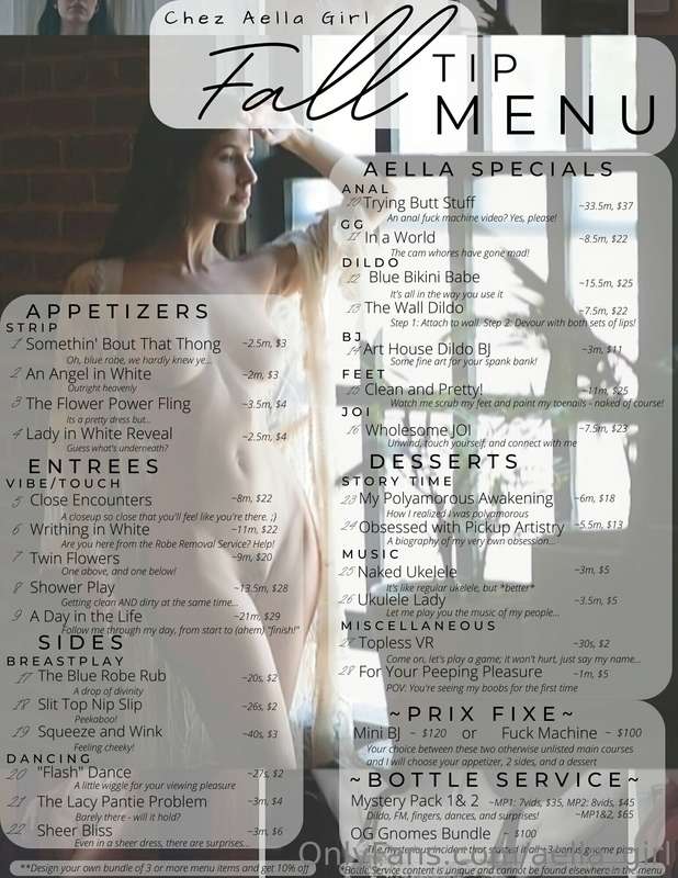 🍂**FALL TIP MENU**🍂  Welcome to the Fall - and a whole new b..