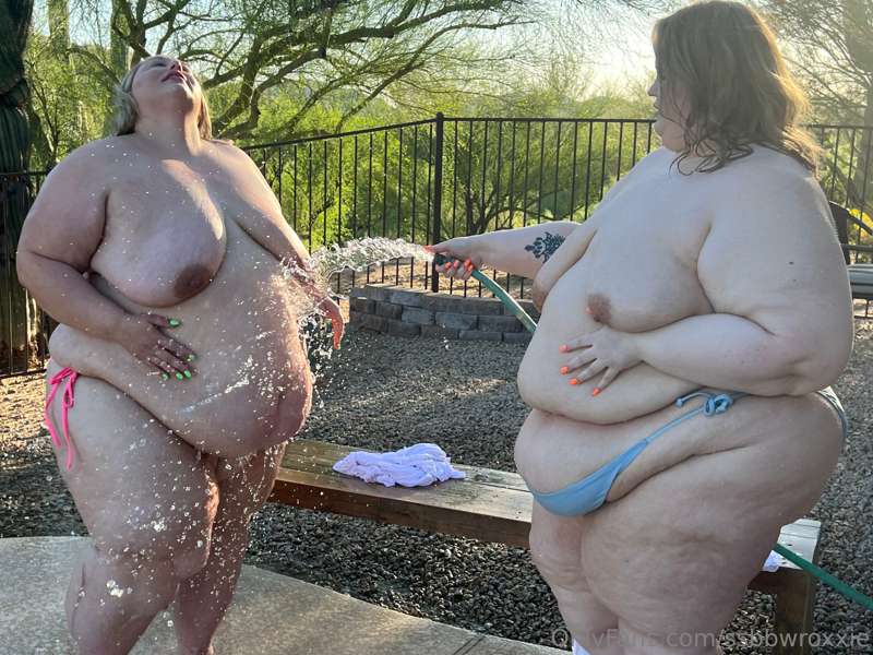 🐖 Hosing down the hogs! 🐷 

It’s *so hot* in Arizona! @lisal.. 19