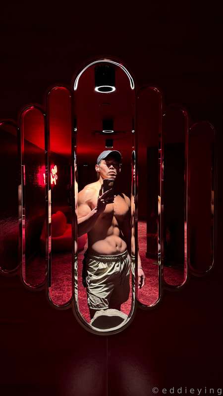 Walked in on a full on orgy in the sauna. John Reed WeHo.