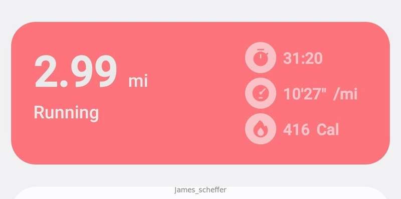 Three mile recovery run this morning. Do you like my short s.. 1