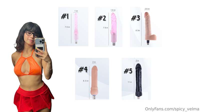 last time i used my fuck machine, i tried number 2! which on..