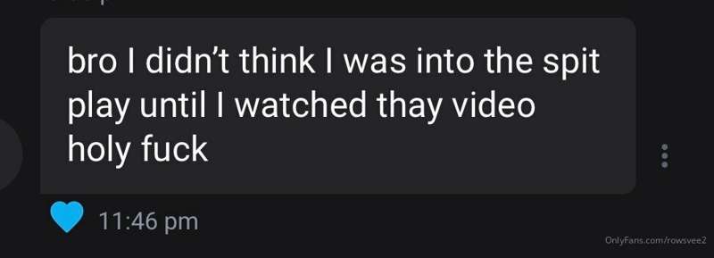 Sending out a minute long spit video with @yyuki for anyone .. 3