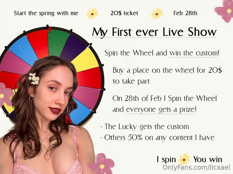 🎡 Spin the Wheel – My First Ever Live Show! The last day of ..