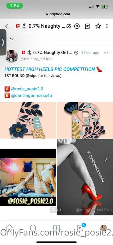 Go vote for ya girl! 🥰  Click the link it will direct you st..