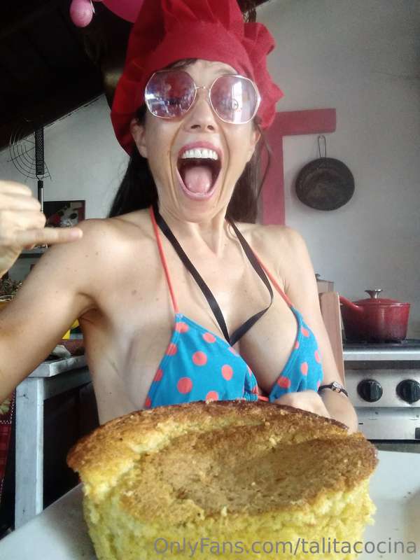 Genoise de vainilla...no puede ser más esponjoso y húmedo.....