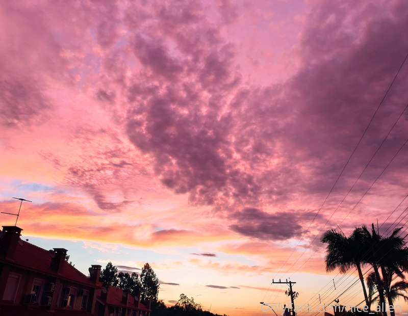 Sunset today. Believe it or not, all taken around the same t.. 2