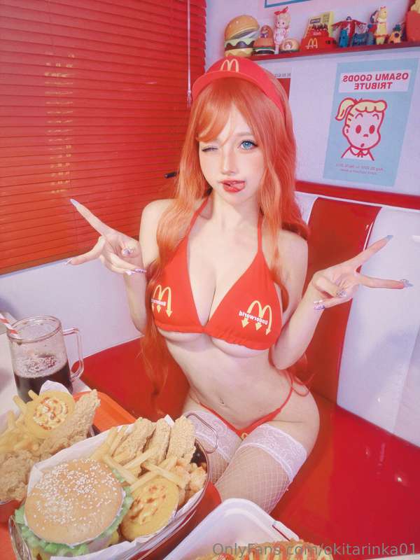 McDonald's Girl Part1 What would you like to order?❤️❤️❤️ 1